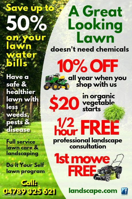 lawn service flyer templates lawn service lawn care flyers lawn