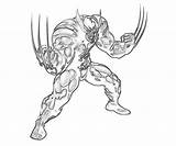 Wolverine Coloring Marvel Vs Capcom Pages Yumiko Fujiwara Printable sketch template