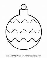 Christmas Coloring Ornament Printable Ornaments Pages Bulb Light Ball Tree Kids Bulbs Drawing Simple Color Getcolorings Sheets Getdrawings Inspiration Trendy sketch template