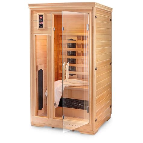 person infrared sauna  spas saunas  sportsmans guide