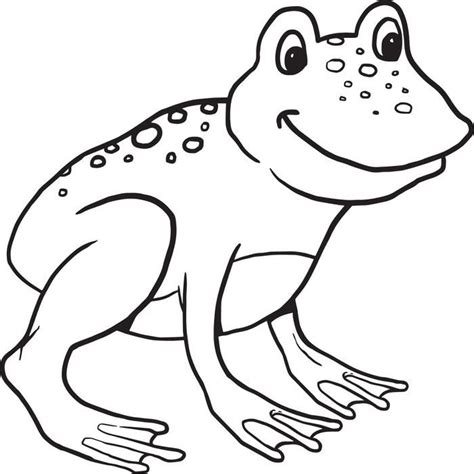 frog coloring page  frog coloring pages coloring pages frog drawing