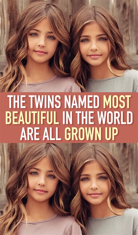 twins named  beautiful   world   grown  medium