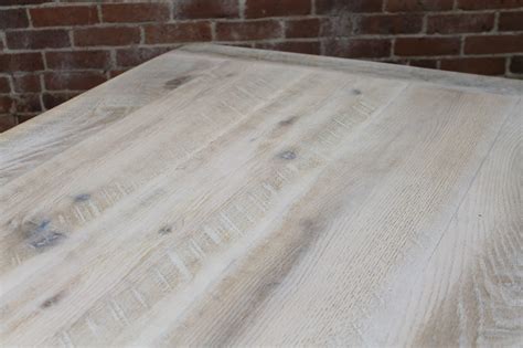 white washed farm table  custom trestle ecustomfinishes