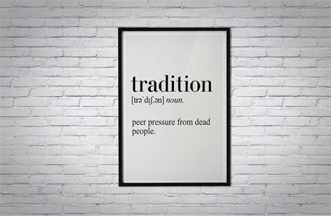 tradition definition canvas poster dictionary poster poster etsy