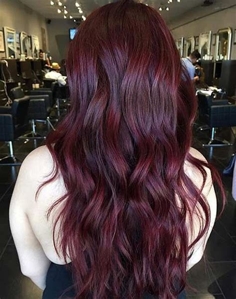 dark red hair color ideas sultry showstopping styles