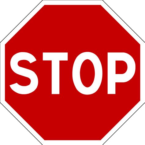 stop sign png clipart