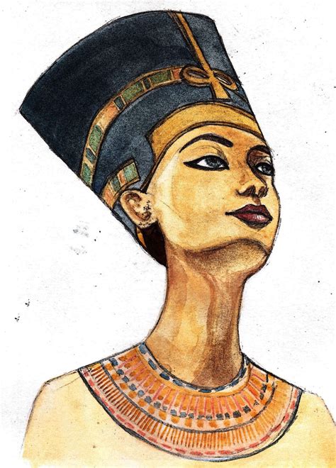 10 Dibujos De Nefertiti