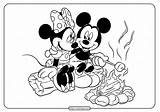 Mickey Colorat Campfire Planse Copii Tudodesenhos Sfatulparintilor sketch template