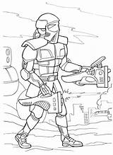 Coloring Pages Future Back Wars Movie Colorkid Template Patrols Android Battle sketch template
