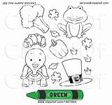 Green Coloring Color Illustration Secondary Book Bnp Studio 2021 sketch template