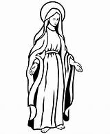 Coloring Pages Mary Mother Jesus Color Creativity Ages Recognition Develop Skills Focus Motor Way Fun Kids sketch template