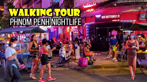 one night in phnom penh walking tour nightlife in 2022 [4k] youtube