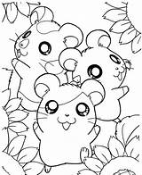 Hamster Coloring Pages Cute Print Colouring Printable Kids Clip Library Clipart Books sketch template