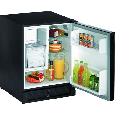 cu ft marine rv compact refrigerator ice maker black cobtp bbq guys