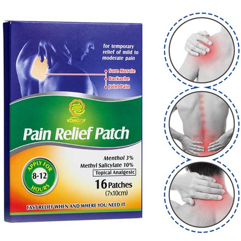 set   adhesive pain relief patches