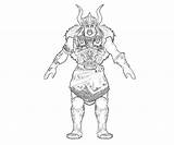 Tryndamere Armor Legends League Coloring Pages Printable sketch template