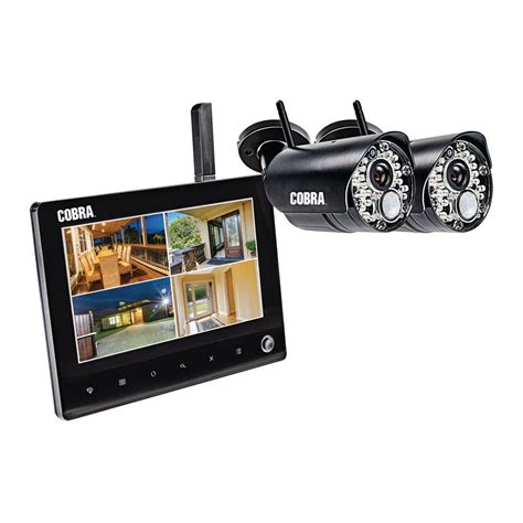 channel wireless surveillance camera system