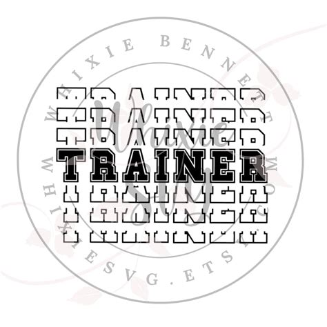 trainer svg design trainer png design trainer print file trainer cut