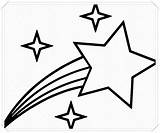 Estrellas Pintar Fugaces Lindos sketch template
