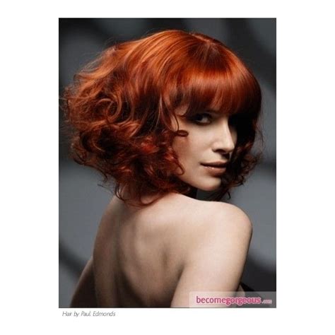 Curly Red Hair Style Found On Polyvore Short Red Hair