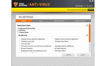 Total Defense Anti-Virus screenshot #0
