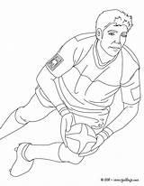 Jugador Rugbyman Dimitri Colorier Hellokids sketch template