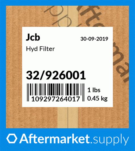 hyd filter fits jcb price