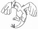 Pokemon Lugia Coloring Pages Easy Visit Drawing sketch template