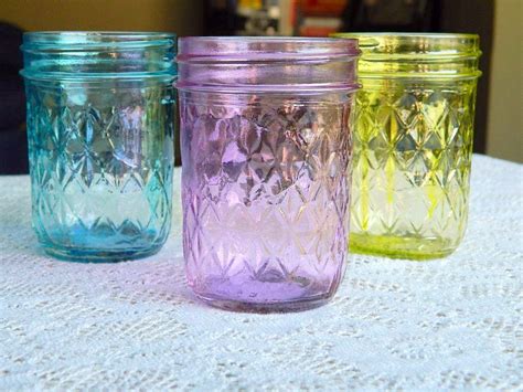 Wine Glass Terrariums Colored Mason Jars Mason Jars Mason Jar Crafts