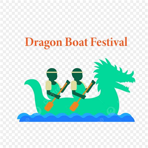 dragon boat festival clipart transparent background dragon boat festival greeting logo designs