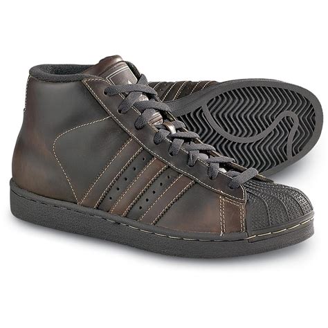 mens adidas pro model retro  tops brown  running shoes