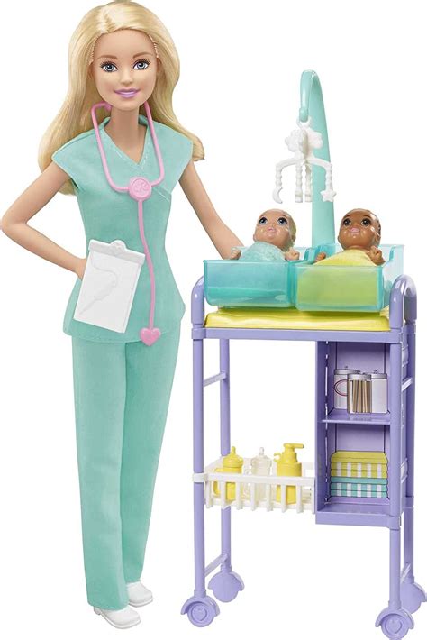 barbie baby doctor doll multi colour amazoncombe toys