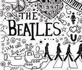Coloring Pages Beatles Templates Cool Sketch George Template Choose Board sketch template