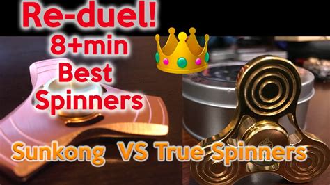 min  fidget spinner review  amazon sunkong  true spinners