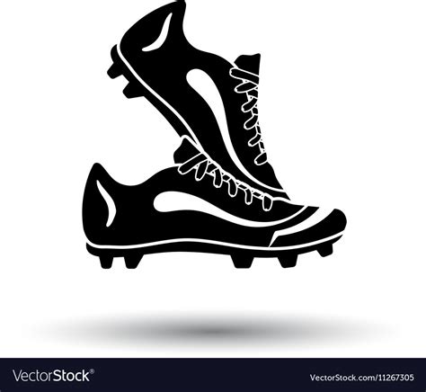 pair soccer boots icon royalty  vector image