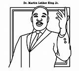 Luther King sketch template