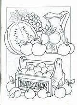 Bodegones Frutas Adultos sketch template
