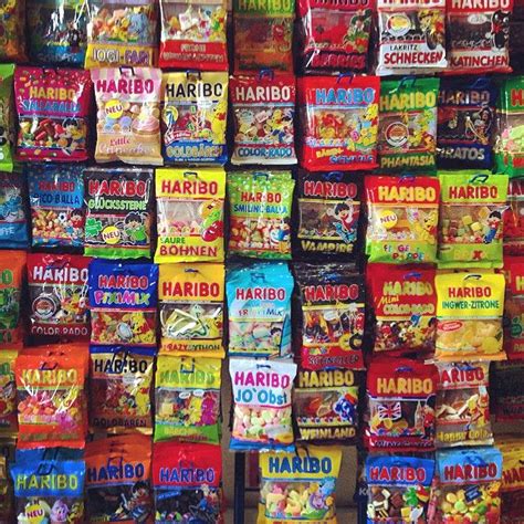 haribo colorful candy junk food snacks sleepover food