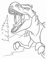 Rex Ausmalbilder Dinosaurier Tyrannosaurus sketch template