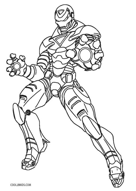 printable iron man coloring pages  kids coolbkids