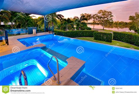 swimming pool  spa stock image image  architectural