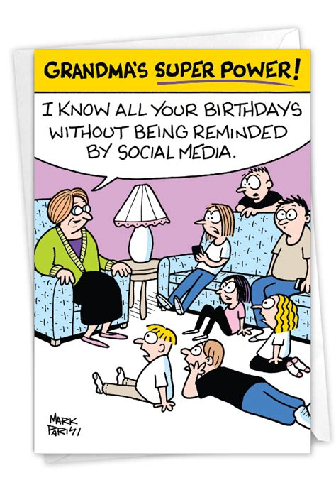 Grandma S Superpower Belated Birthday Greeting Card
