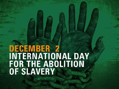 international day for the abolition of slavery ecpat