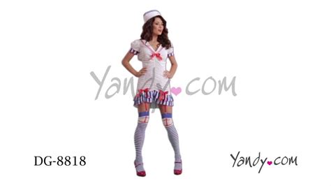 Sailor Pinup Costume Dg 8818 Youtube