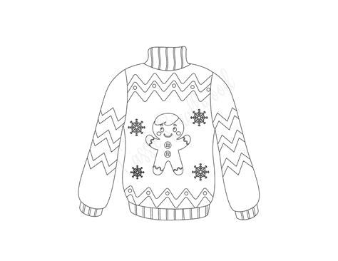 ugly sweater templates cassie smallwood
