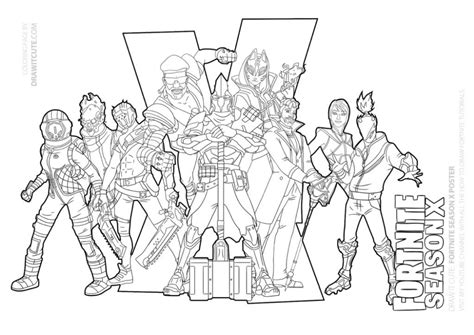 fortnite coloring pages season  coloring page blog