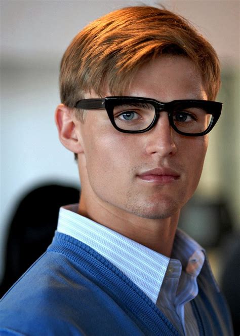Men With Glasses Blonde Male Models Blonde Guys Mens