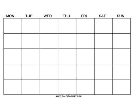 printable blank calendar templates rezfoods resep masakan indonesia