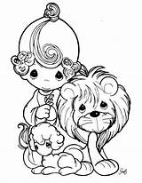 Precious Moments Coloring Pages Printable Lion Animals Christian Praying Boy Kids Books Print Cartoon Sheets Easter Color Adult Animal Getcolorings sketch template