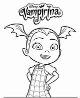 Vampirina Colorear sketch template